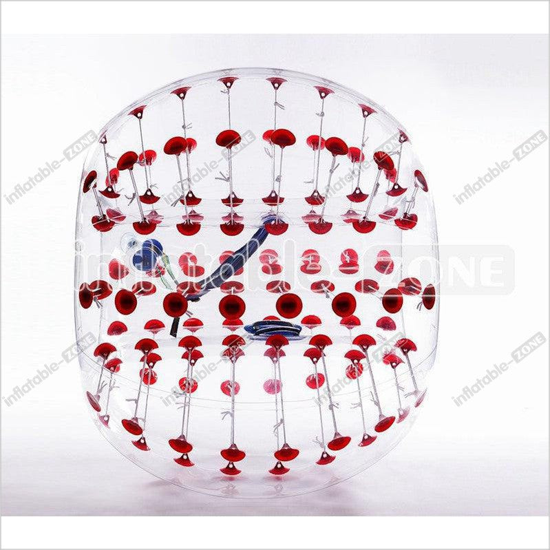 1.5M Bubble Soccer Vaughan,Bubble Soccor Bubble Bump Soccer-Red Dot - Inflatable-Zone
