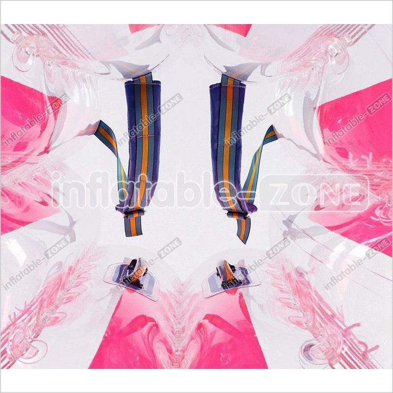 1.5M Buble Foot,Bubble Ball Game,Bumper Soccer-Red Flower - Inflatable-Zone