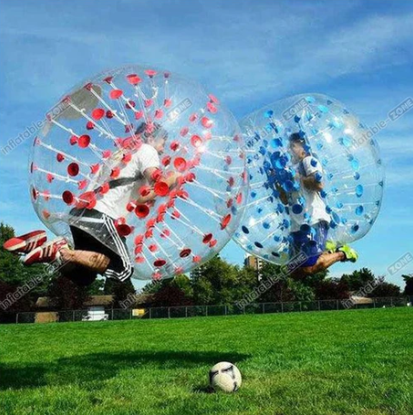10 1.2M TPU Bubble Soccer Bumper Ball ,1 Free Pump