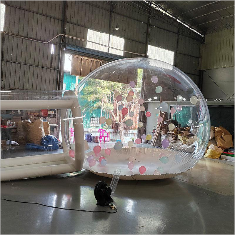 Party Inflatable Bubble House Camping Tent With Tunnel Bubble Tent House - Inflatable-Zone
