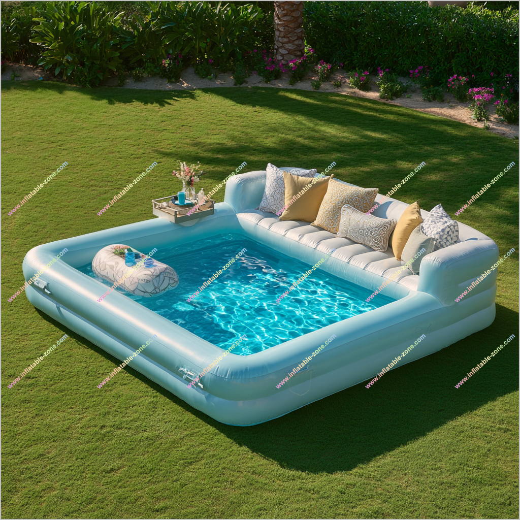 Discover Pool Inflatable Bed Ultimate Garden Relaxation Experience Sofa Bed Inflatable Pool For Rent