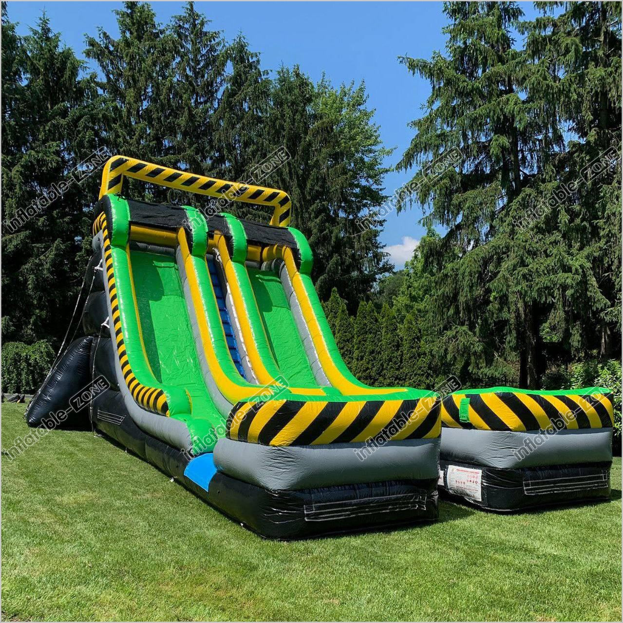 Bouncy Water Slide Backyard Inflatable Waterslides Near Me Bounce House Slip Above Ground Jump - Inflatable-Zone