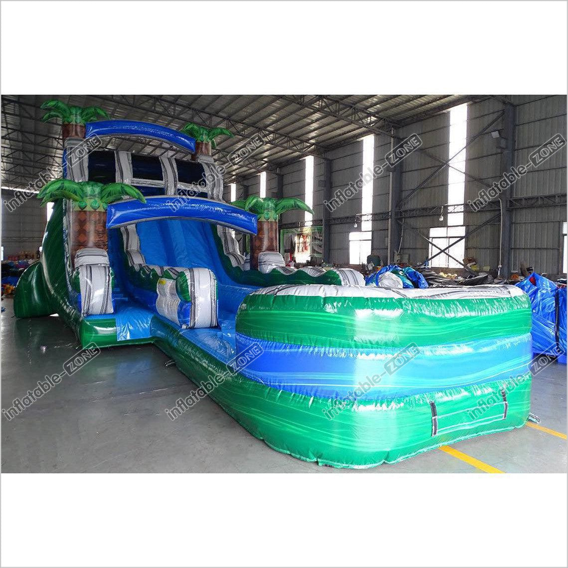 Water Slip And Slide Blow Up Play Jump Home Slides For Adults Near Me Best Backyard Wet Dry Sportspower - Inflatable-Zone