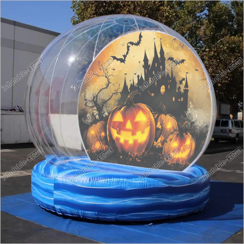 Inflatable Halloween Snow Globe Bounce House Snow Globe Airblown Inflatable Snow Globe - Inflatable-Zone
