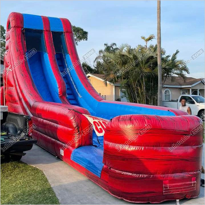 Commercial Small Inflatable Water Blow Up Jumping Castle Slip And Slide - Inflatable-Zone