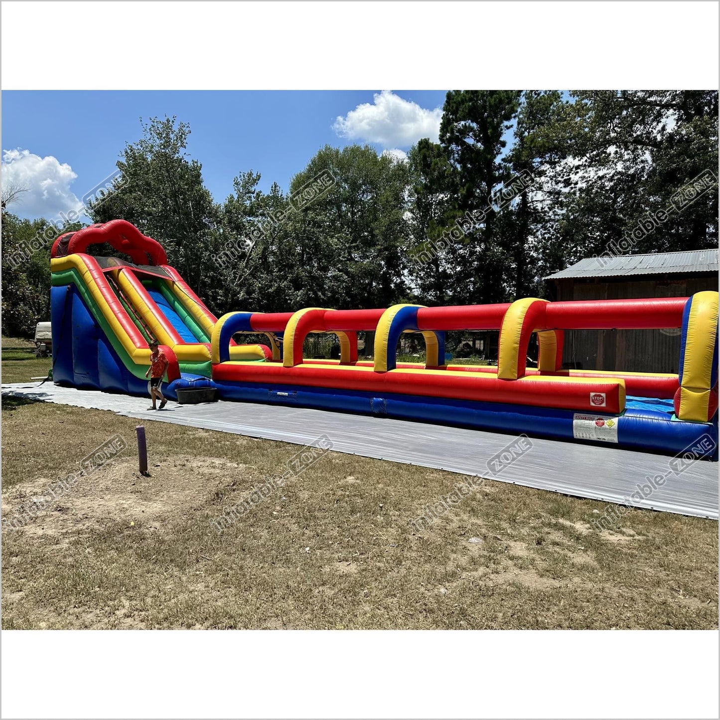 Inflatable Slip Outdoor Water Bounce Big Slide Adult Waterslide - Inflatable-Zone