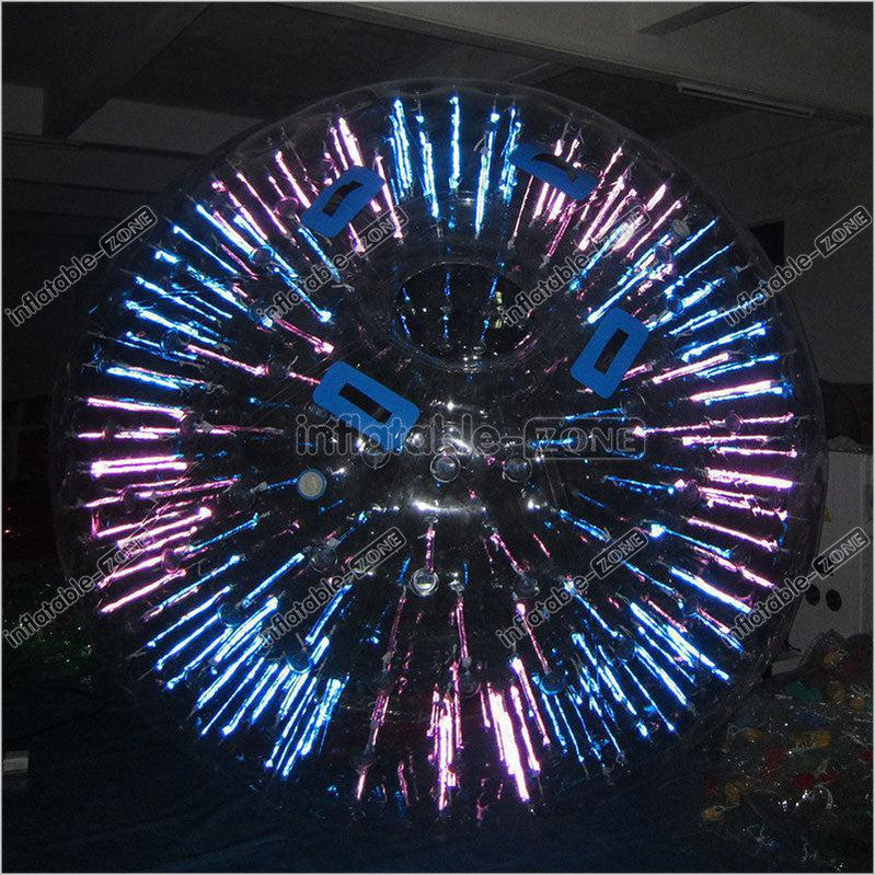 Funny Colorful Night Light Zorb Balls, Party Night Zorbing For Event - Inflatable-Zone