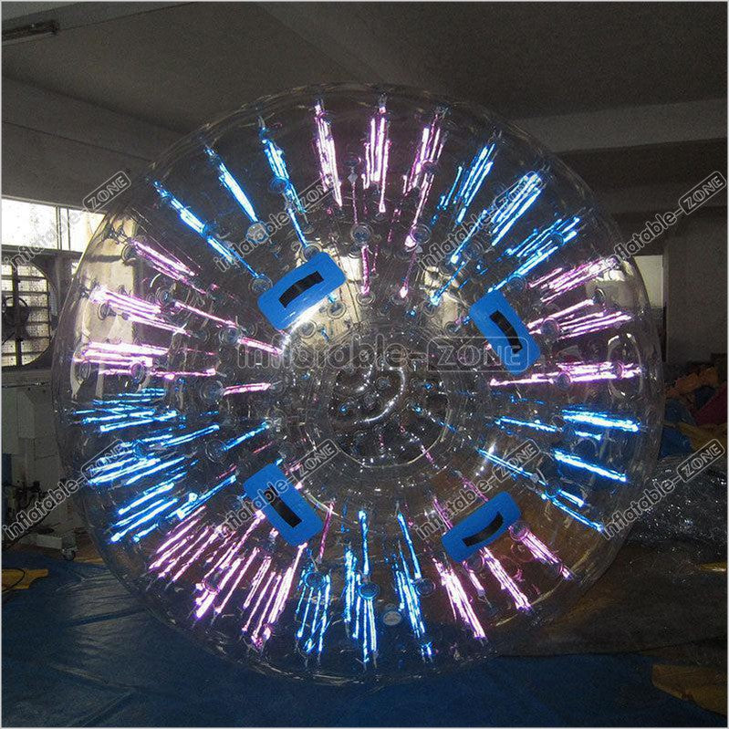 Funny Colorful Night Light Zorb Balls, Party Night Zorbing For Event - Inflatable-Zone