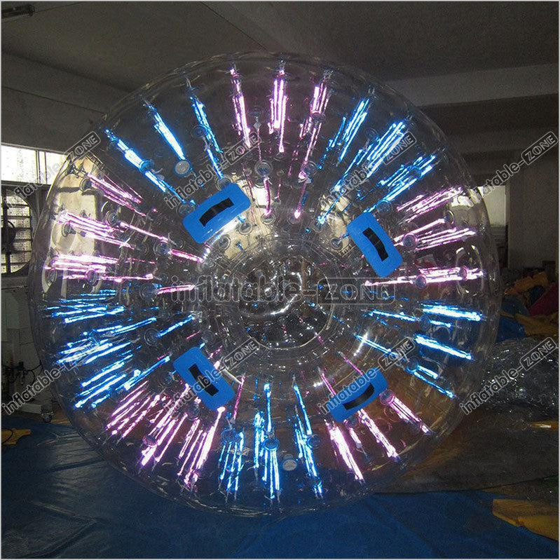 Funny Colorful Night Light Zorb Balls, Party Night Zorbing For Event - Inflatable-Zone