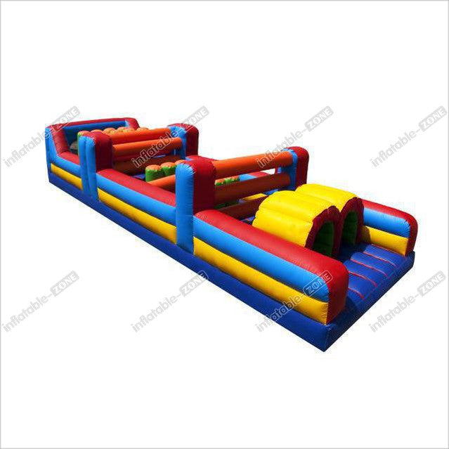 Obstacle Course Indoor Backyard Best Mobile Outdoor Playground Cone Adrenaline Rush Central Bouncy Castle - Inflatable-Zone