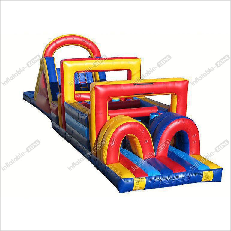 Backyard Obstacle Course Giant Inflatable Outdoor Radical Run Ctive Crazy Wet Best Assault Bouncy Castle - Inflatable-Zone