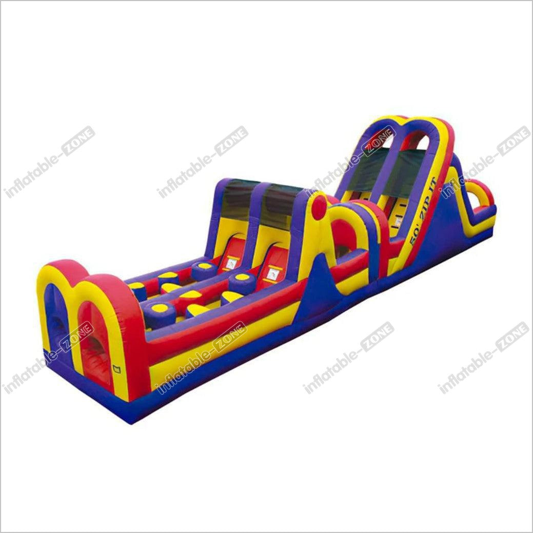 Obstacles Obstacle Course At Home Family Run Sky Zone Training Tropical Ocean Themed Extreme Rush Near Me - Inflatable-Zone