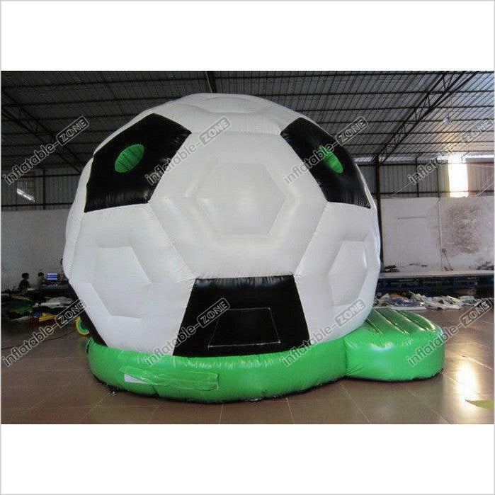 PVC Kids Inflatable Bounce House / Classic Inflatable Football Bouncy Castle