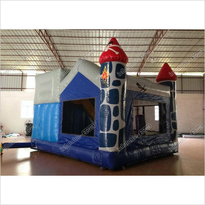 5 In 1 Inflatable Combo Classic Inflatable European Bouncy Castle Inflatable Jumping Castle House With Slide Inside
