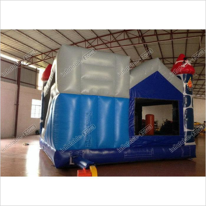 5 In 1 Inflatable Combo Classic Inflatable European Bouncy Castle Inflatable Jumping Castle House With Slide Inside