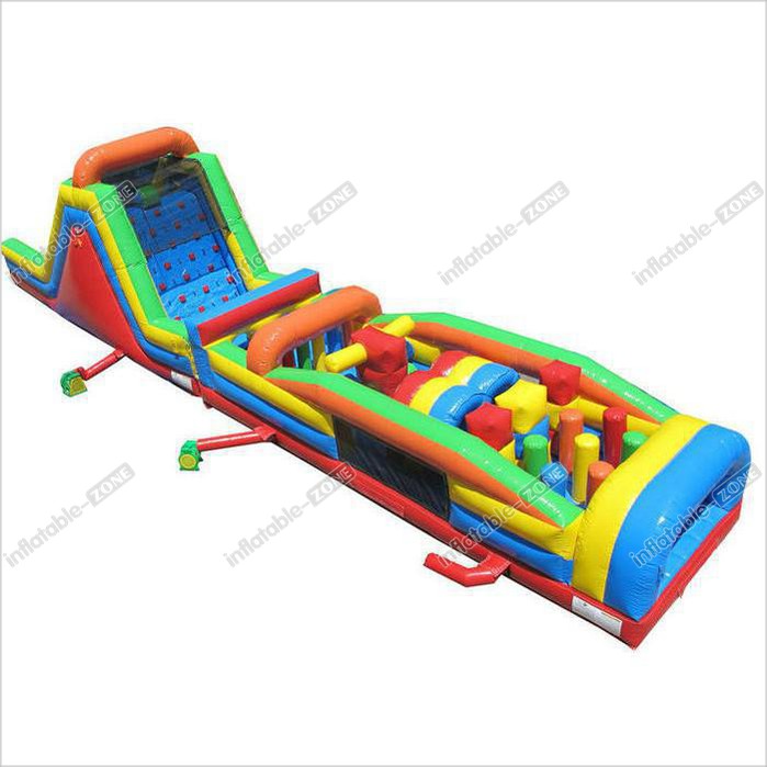 Children Adventuring Inflatable Obstacle Course Bouncer Course Sports Games Customized