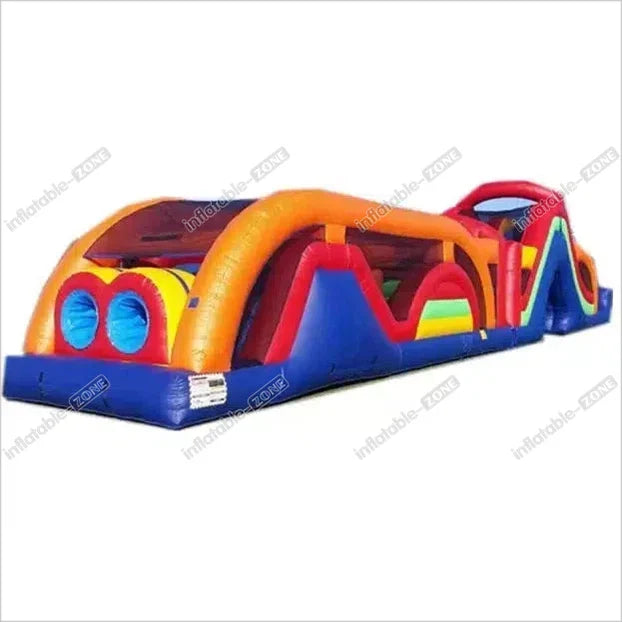 Inflatable Bouncy Castle Assault Course , Warrior Dash Blow Up Obstacle Course