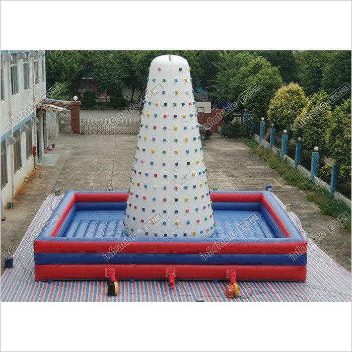 Flying Spider - Man Inflatable Rock Climbing Wall S Material