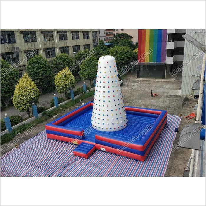 Flying Spider - Man Inflatable Rock Climbing Wall S Material