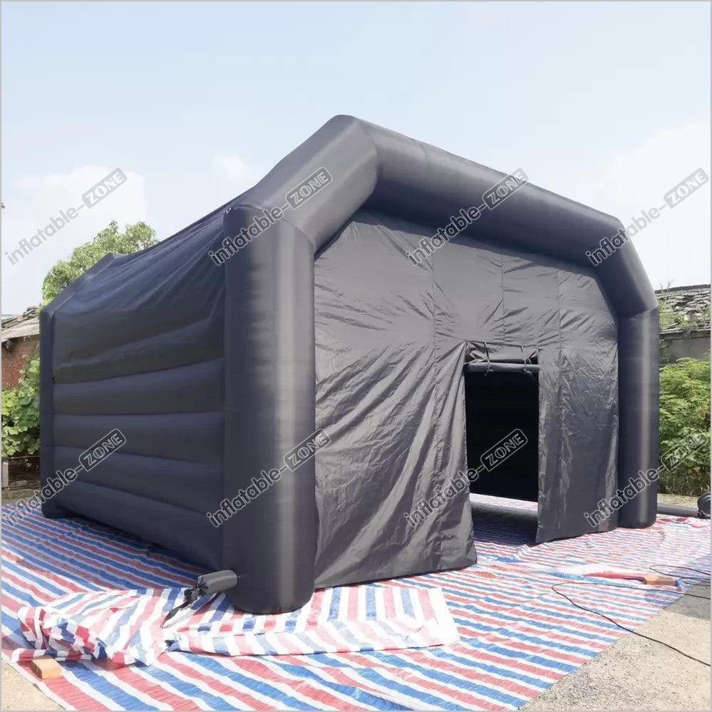 Square Black Inflatable Nightclub Tent Giant Poratable Vip Party Cube Night Club Bar - Inflatable-Zone