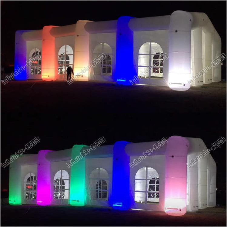 Inflatable Wedding Party Tent Inflatables Booth With Led Changeable Colour For Outdoor Show Decoration - Inflatable-Zone