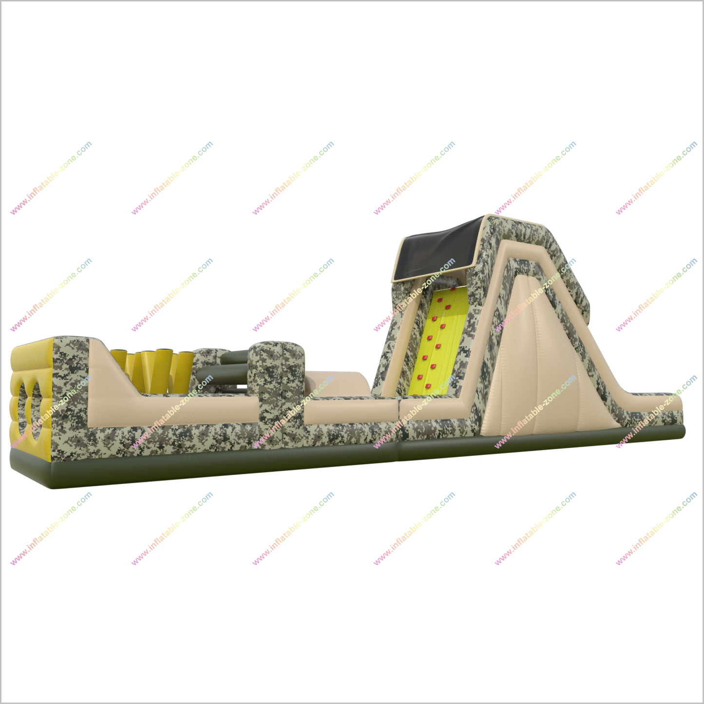 Boot Camp Extreme Challenge Inflatable Obstacle Course Best Backyard Obstacle Course For Adults Outside - Inflatable-Zone