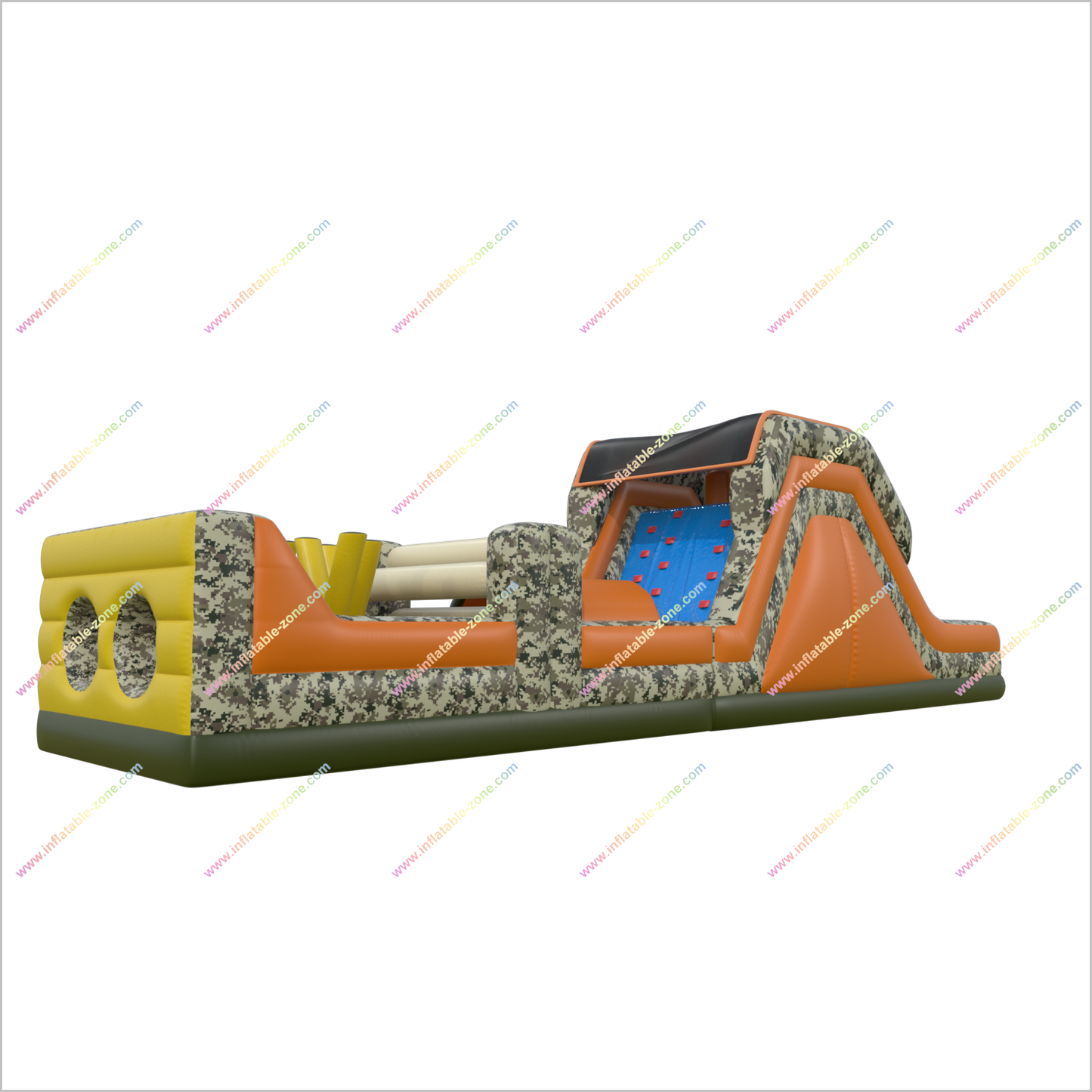 Army Assault Course Hire Adrenaline Rush Inflatable Obstacle Courses For Birthday Parties - Inflatable-Zone