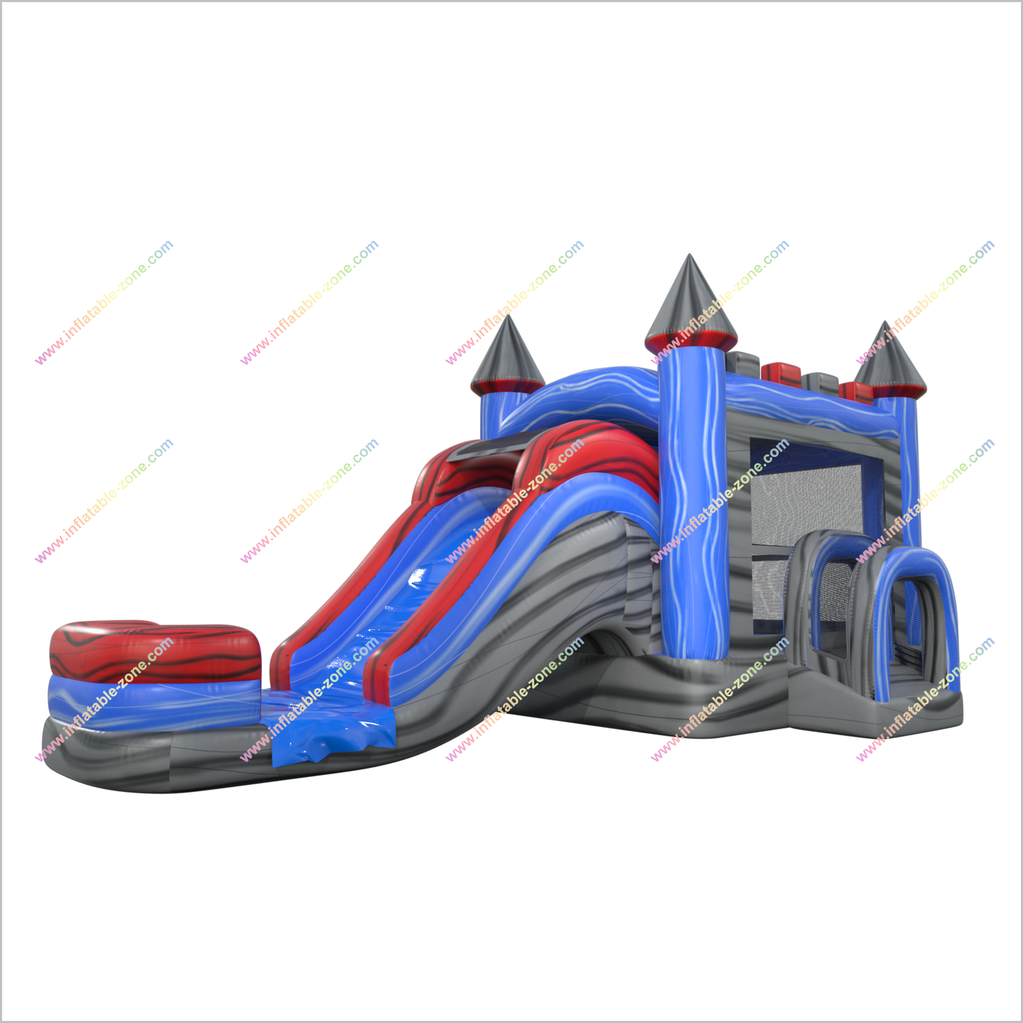 Bounce And Water Slide Combo Blow Up Jumping Castle With Pool Inflatable House For Adults - Inflatable-Zone