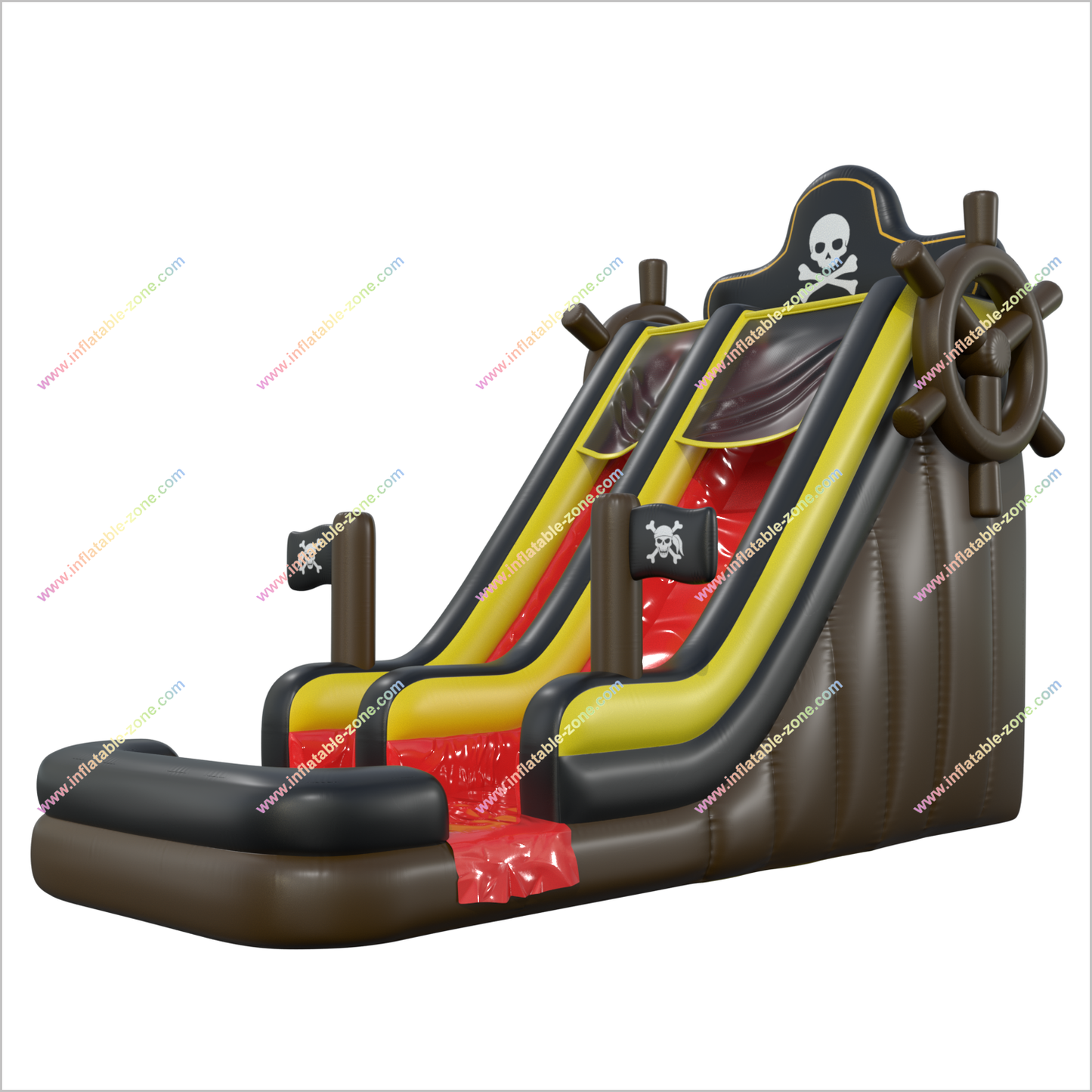 Pirate Ship Water Slide Best Entertainment Inflatable Water Slide And Pool Soft Play Area Equipment For Sale - Inflatable-Zone