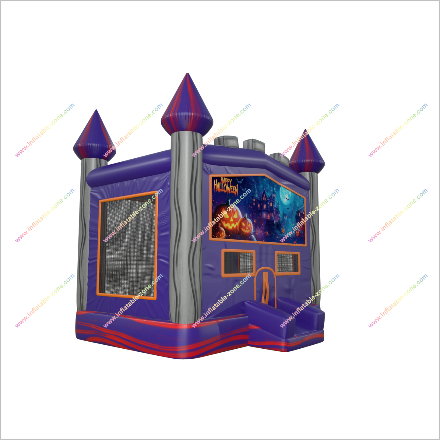 Happy Halloween Pumpkin Inflatable Bouncy Castle Rental Cool Outdoor Toys Bounce And Play Bounce House - Inflatable-Zone