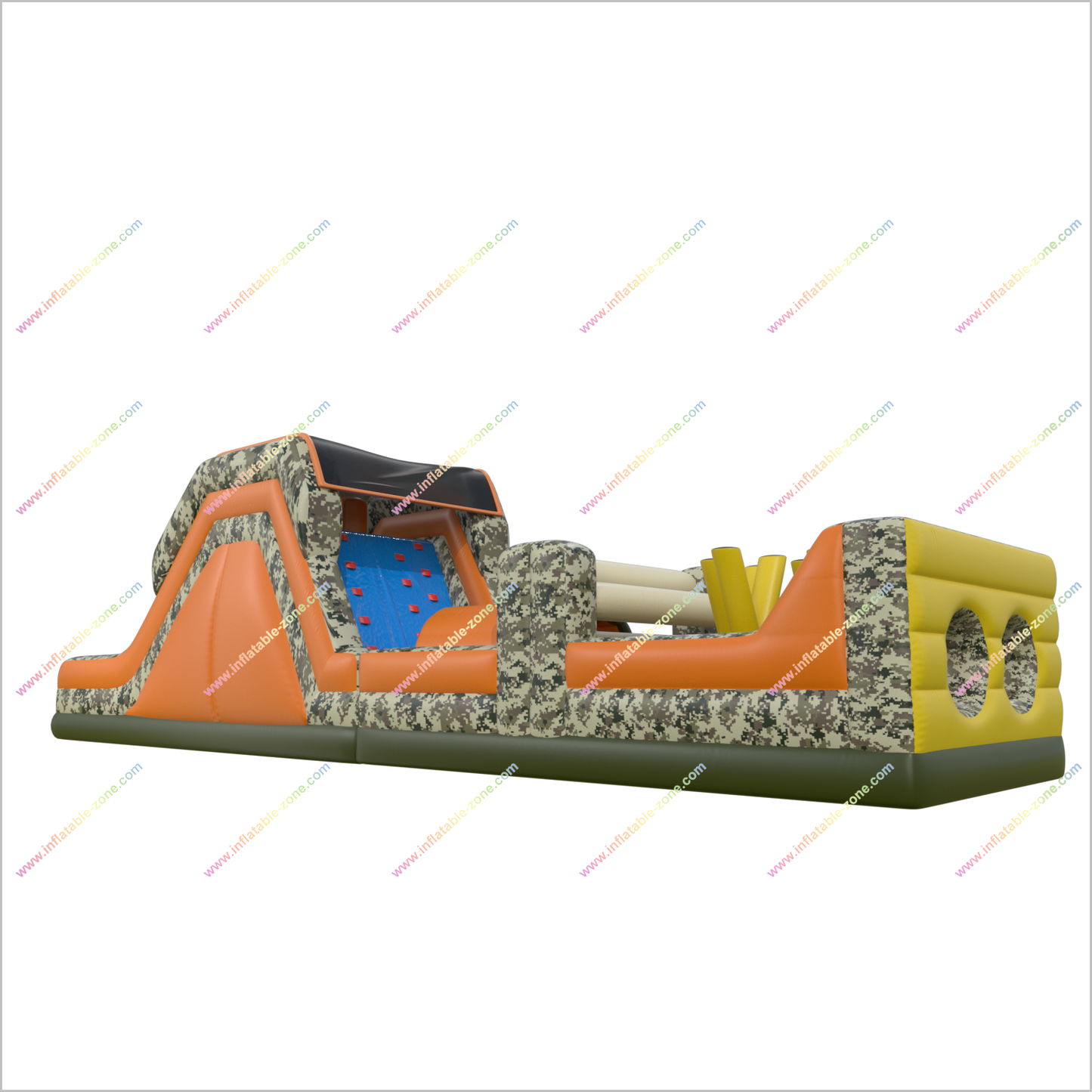 Army Assault Course Hire Adrenaline Rush Inflatable Obstacle Courses For Birthday Parties - Inflatable-Zone