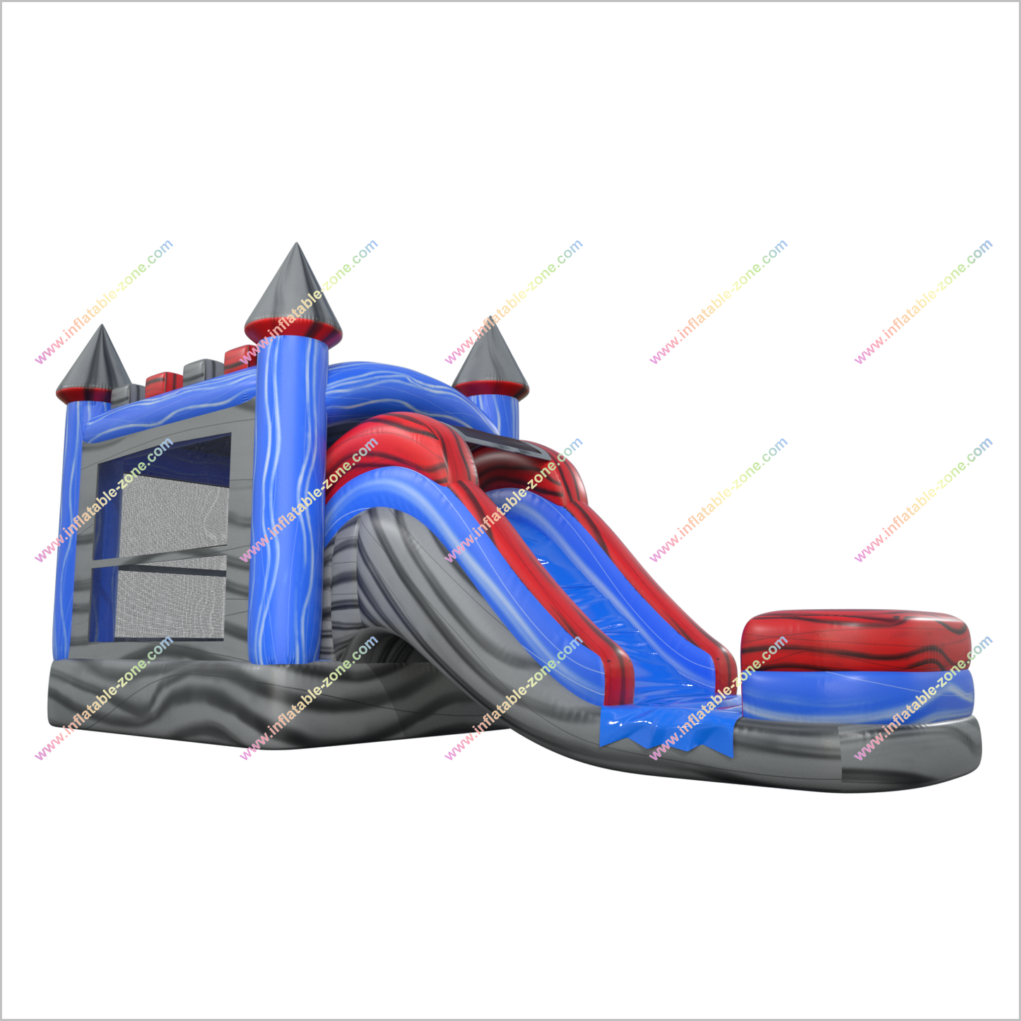 Bounce And Water Slide Combo Blow Up Jumping Castle With Pool Inflatable House For Adults - Inflatable-Zone