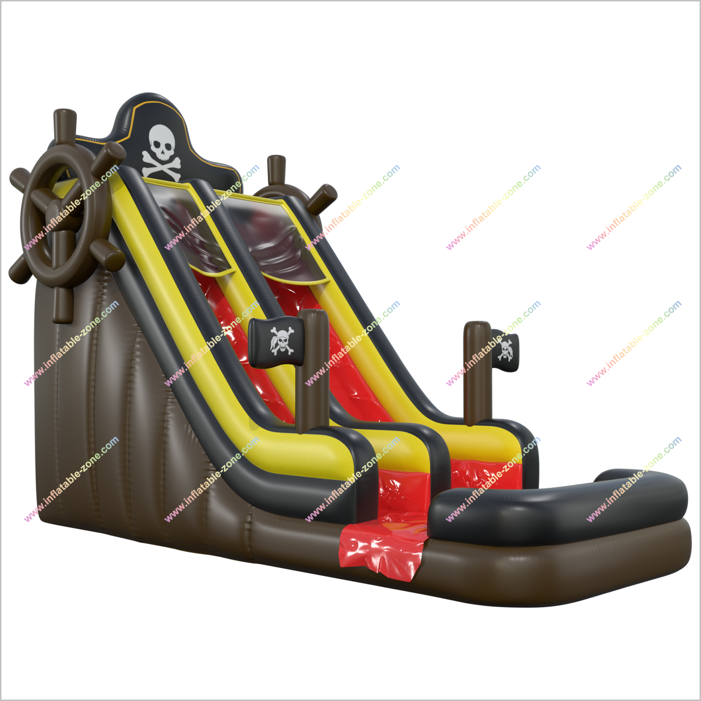 Pirate Ship Water Slide Best Entertainment Inflatable Water Slide And Pool Soft Play Area Equipment For Sale - Inflatable-Zone