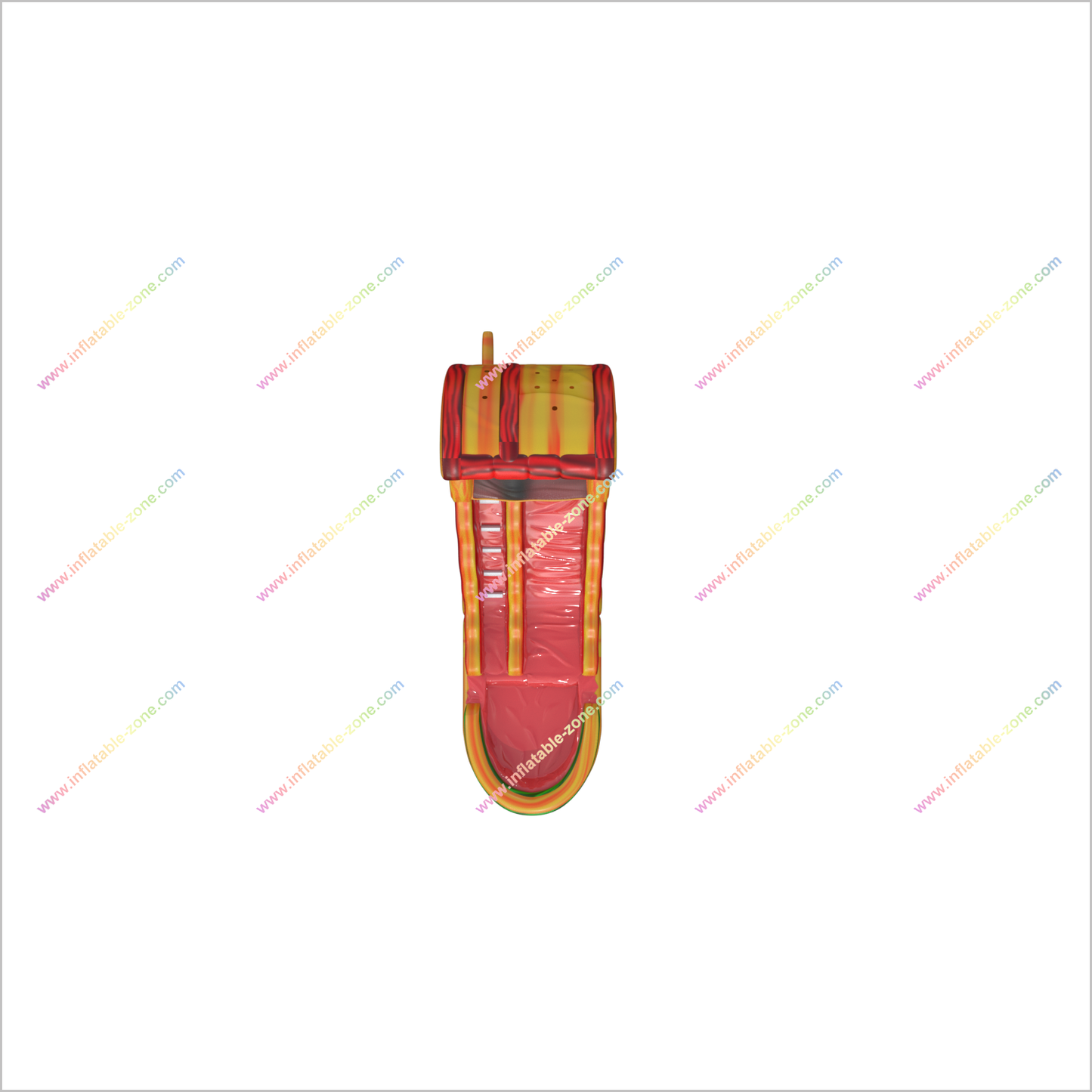 Fire Wave Water Slide Inflatable Play Center Splash Inflatable Pool Water Slide For Kids Backyard Fun - Inflatable-Zone