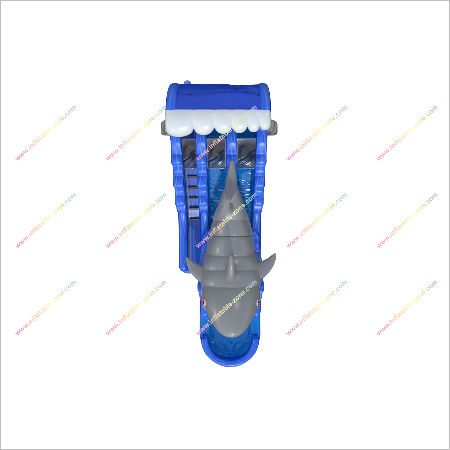 Backyard Shark Inflatable Waterslide Swimming Pool Party Popular Commercial Inflatable Water Park Water Slide - Inflatable-Zone