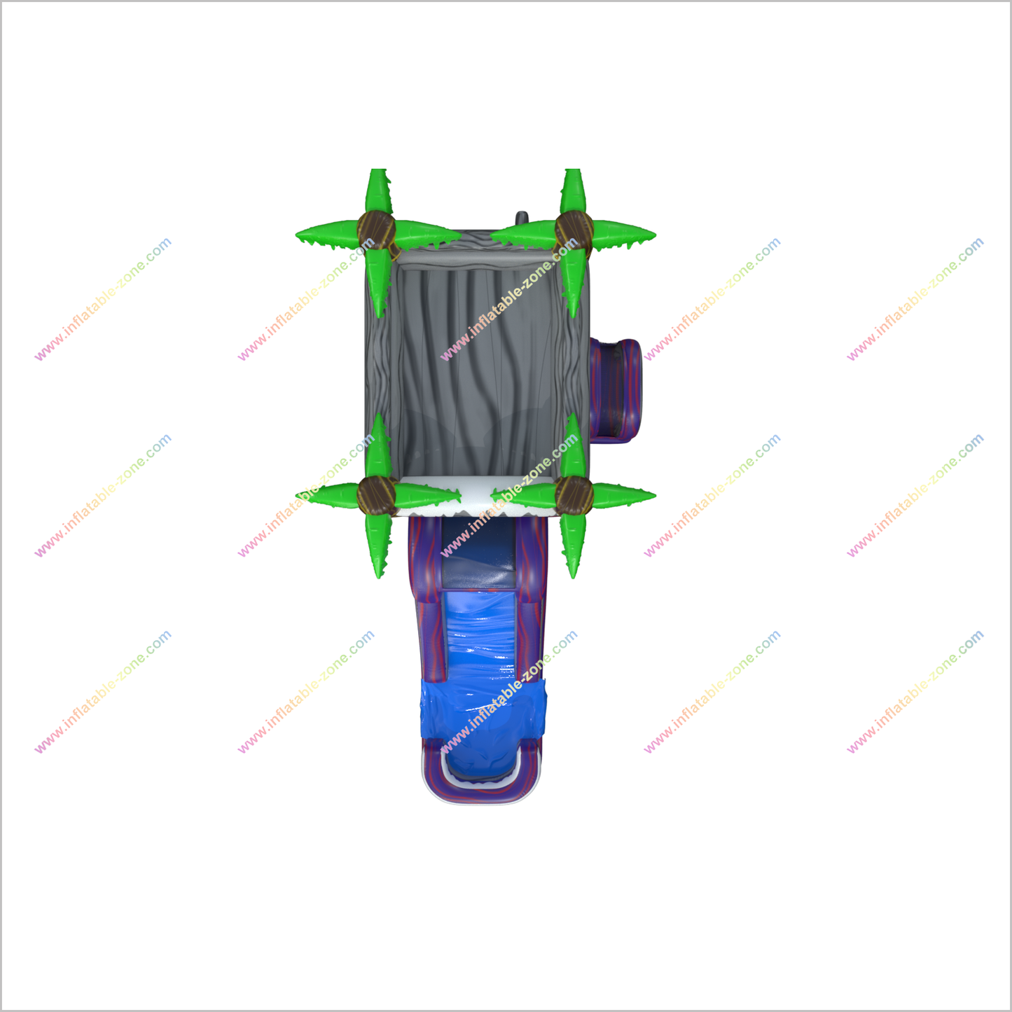 Wet And Dry Combo Inflatable Big Water Slide Bounce House Commercial Jumping Castle For Sale - Inflatable-Zone