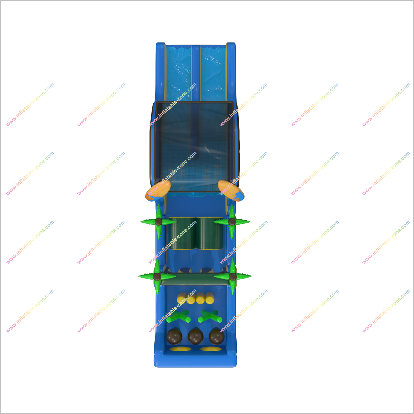 Bouncy Castle Obstacle Course Inflatable Climb And Slide Race Game Inflatable Obstacle Course For Rent Near Me - Inflatable-Zone