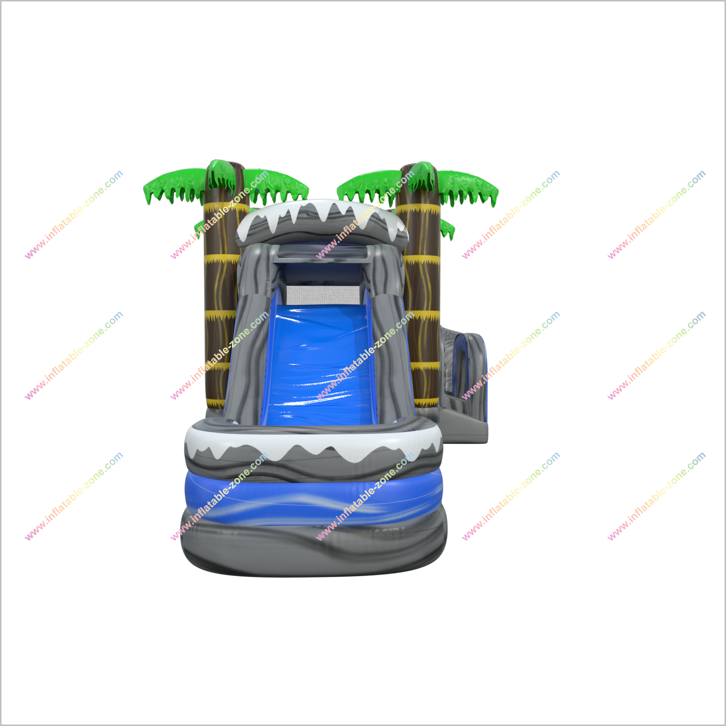 Tropical Bouncy Castle Party Inflatable Rentals Near Me Bounce House Waterslide Combo For Sale - Inflatable-Zone