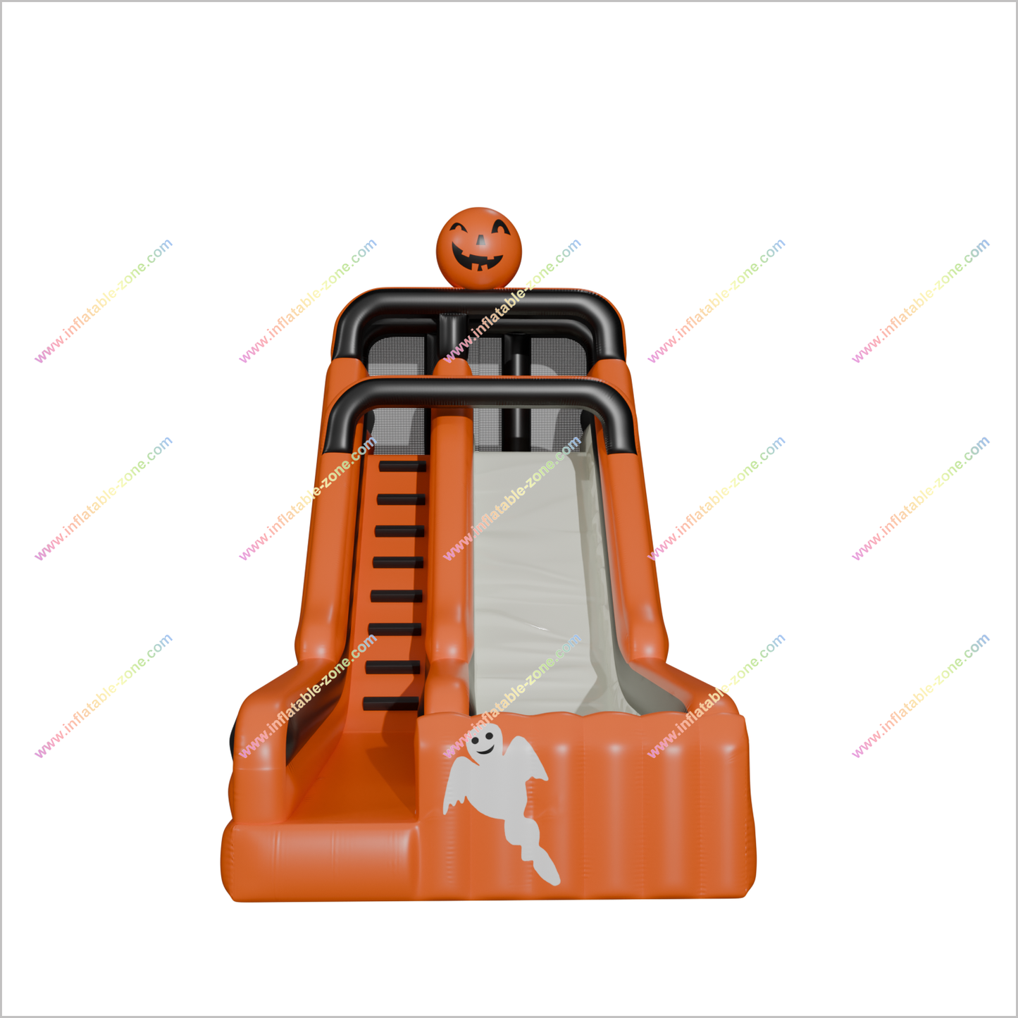 Giant Inflatable Pumpkin Blow Up Slide Rental Spooky Halloween Yard Commercial Inflatable Slides For Sale - Inflatable-Zone