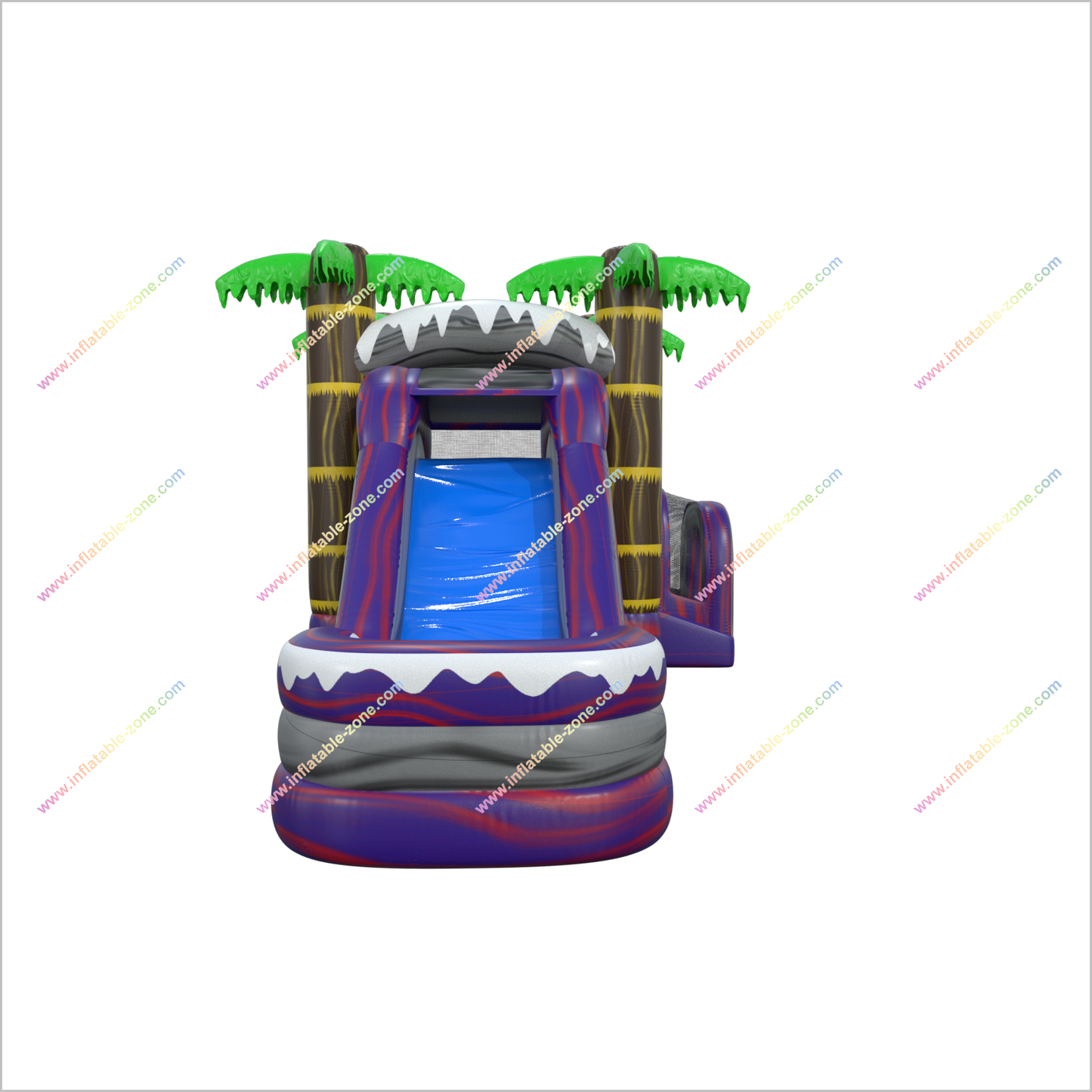 Wet And Dry Combo Inflatable Big Water Slide Bounce House Commercial Jumping Castle For Sale - Inflatable-Zone