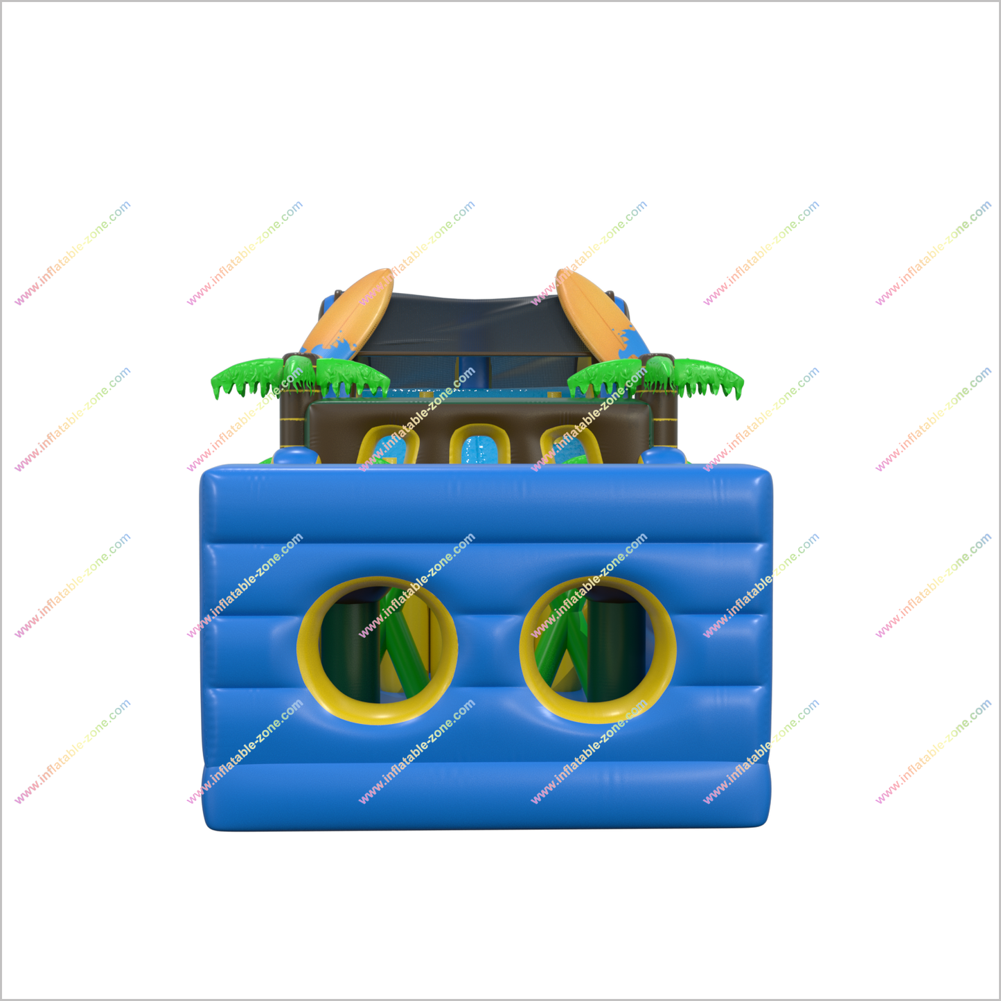 Bouncy Castle Obstacle Course Inflatable Climb And Slide Race Game Inflatable Obstacle Course For Rent Near Me - Inflatable-Zone