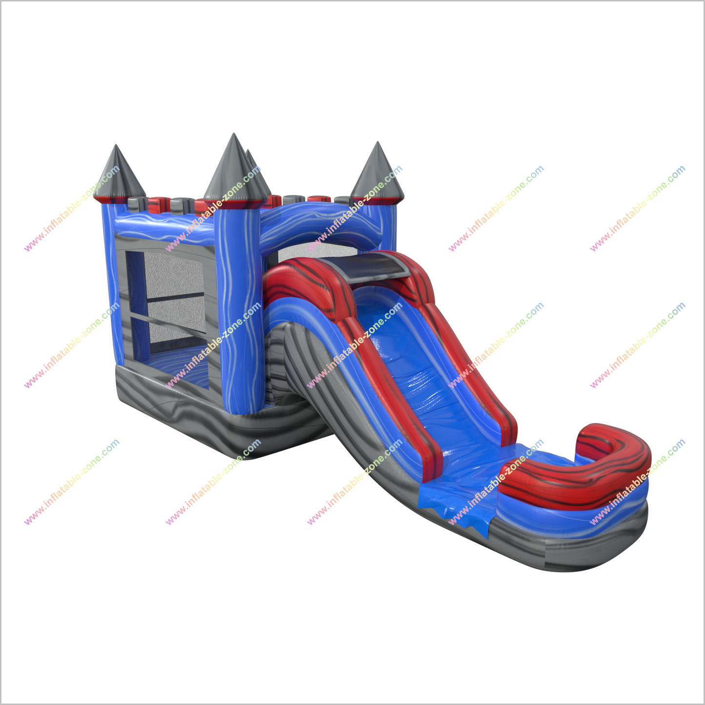 Bounce And Water Slide Combo Blow Up Jumping Castle With Pool Inflatable House For Adults - Inflatable-Zone