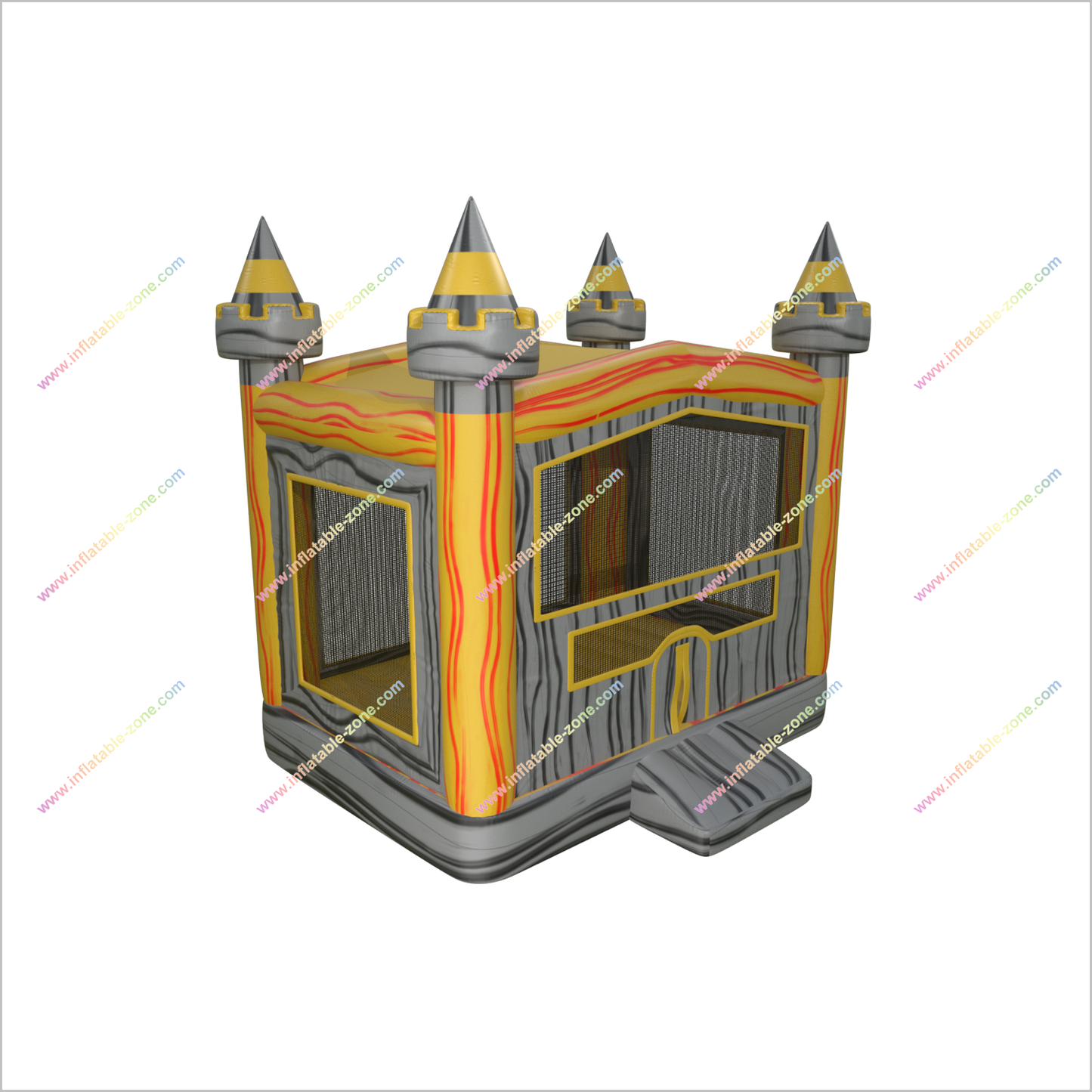 Outsunny Bouncy Castle Small Inflatable Jumper Childrens Indoor Bounce House Best Party Favors - Inflatable-Zone