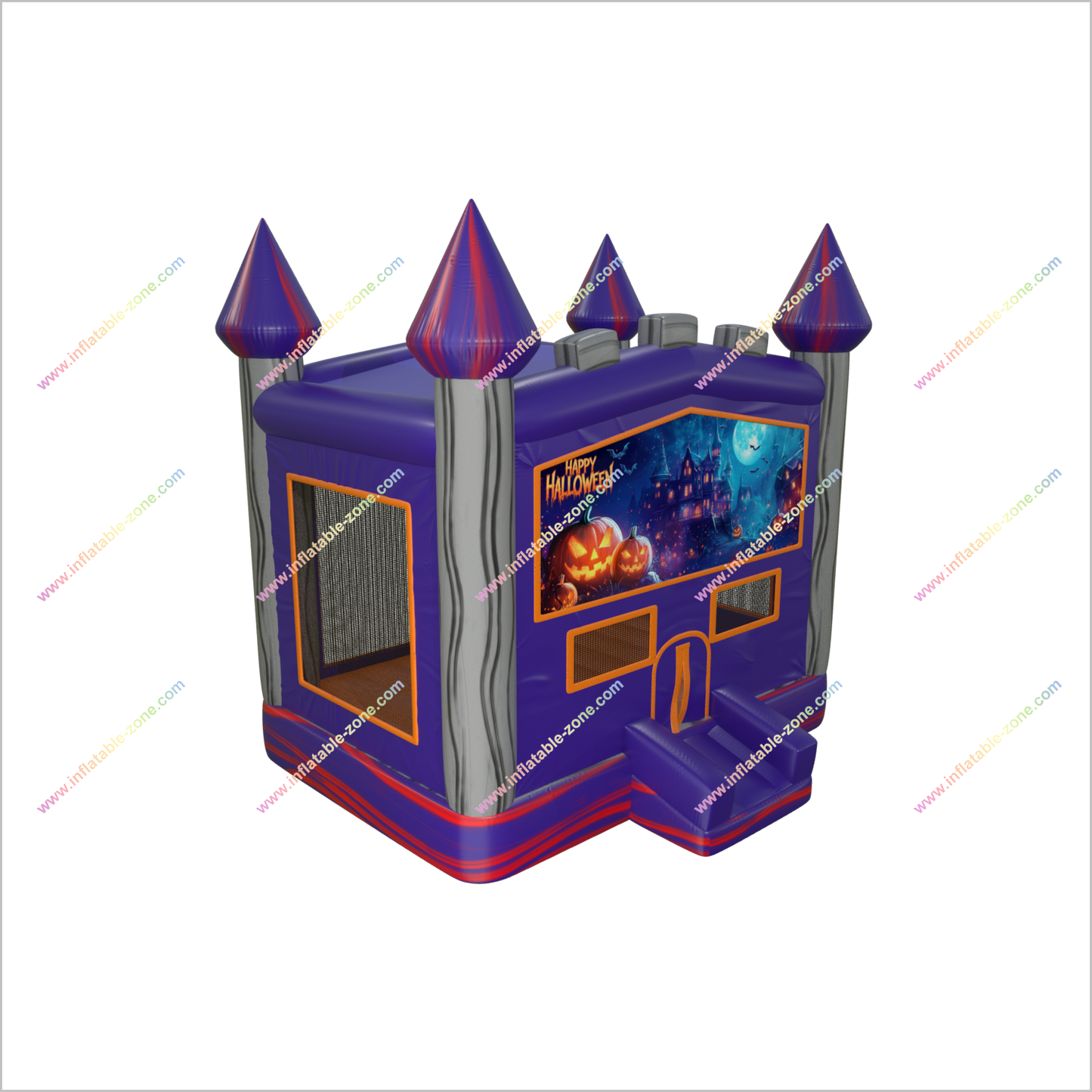 Happy Halloween Pumpkin Inflatable Bouncy Castle Rental Cool Outdoor Toys Bounce And Play Bounce House - Inflatable-Zone