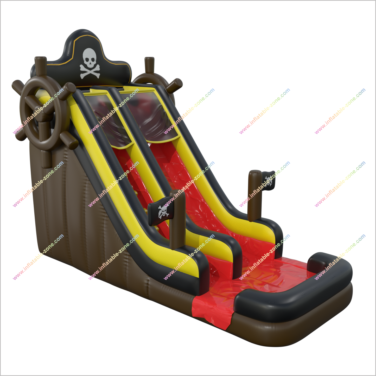 Pirate Ship Water Slide Best Entertainment Inflatable Water Slide And Pool Soft Play Area Equipment For Sale - Inflatable-Zone