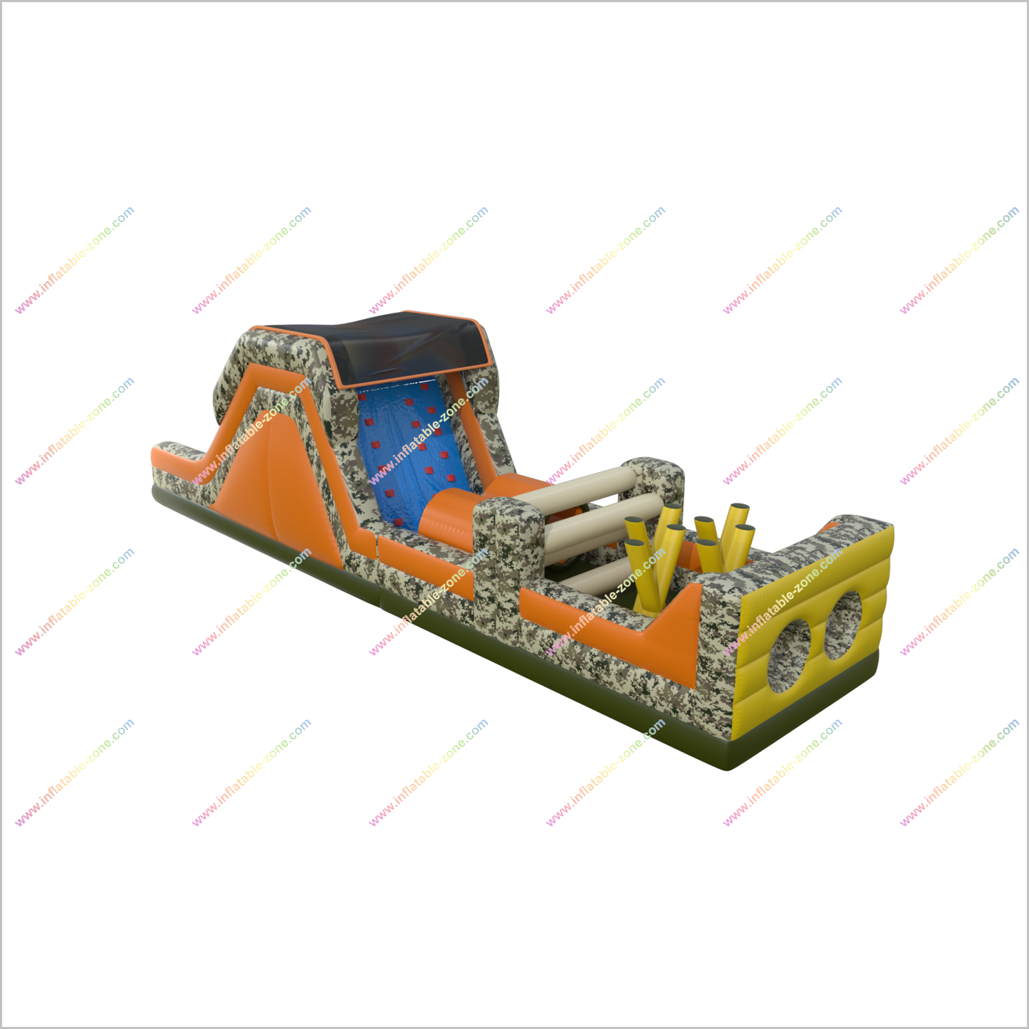 Army Assault Course Hire Adrenaline Rush Inflatable Obstacle Courses For Birthday Parties - Inflatable-Zone