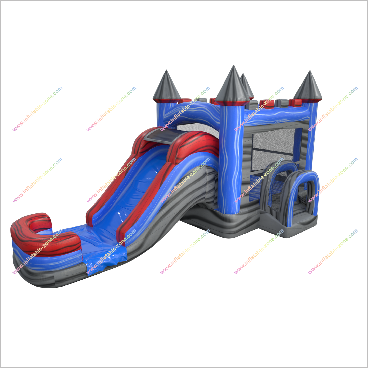 Bounce And Water Slide Combo Blow Up Jumping Castle With Pool Inflatable House For Adults - Inflatable-Zone