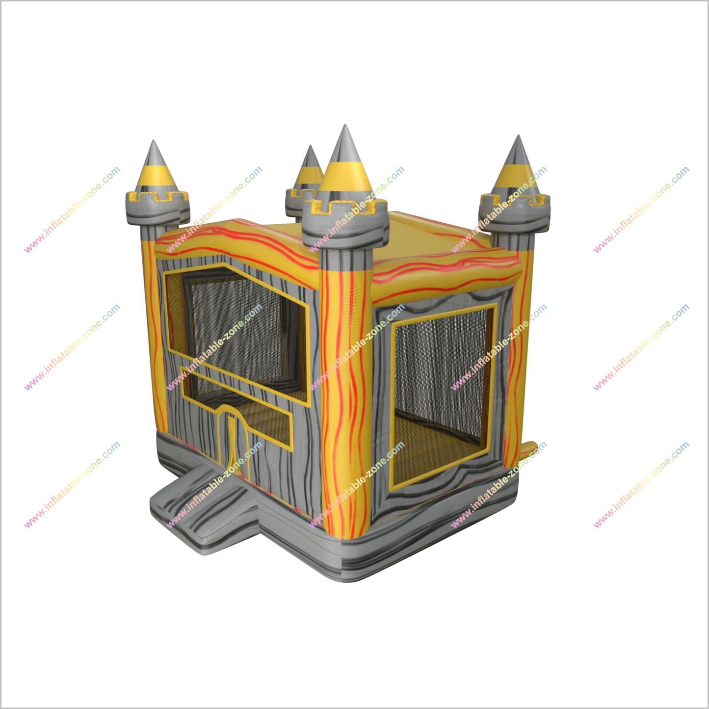 Outsunny Bouncy Castle Small Inflatable Jumper Childrens Indoor Bounce House Best Party Favors - Inflatable-Zone