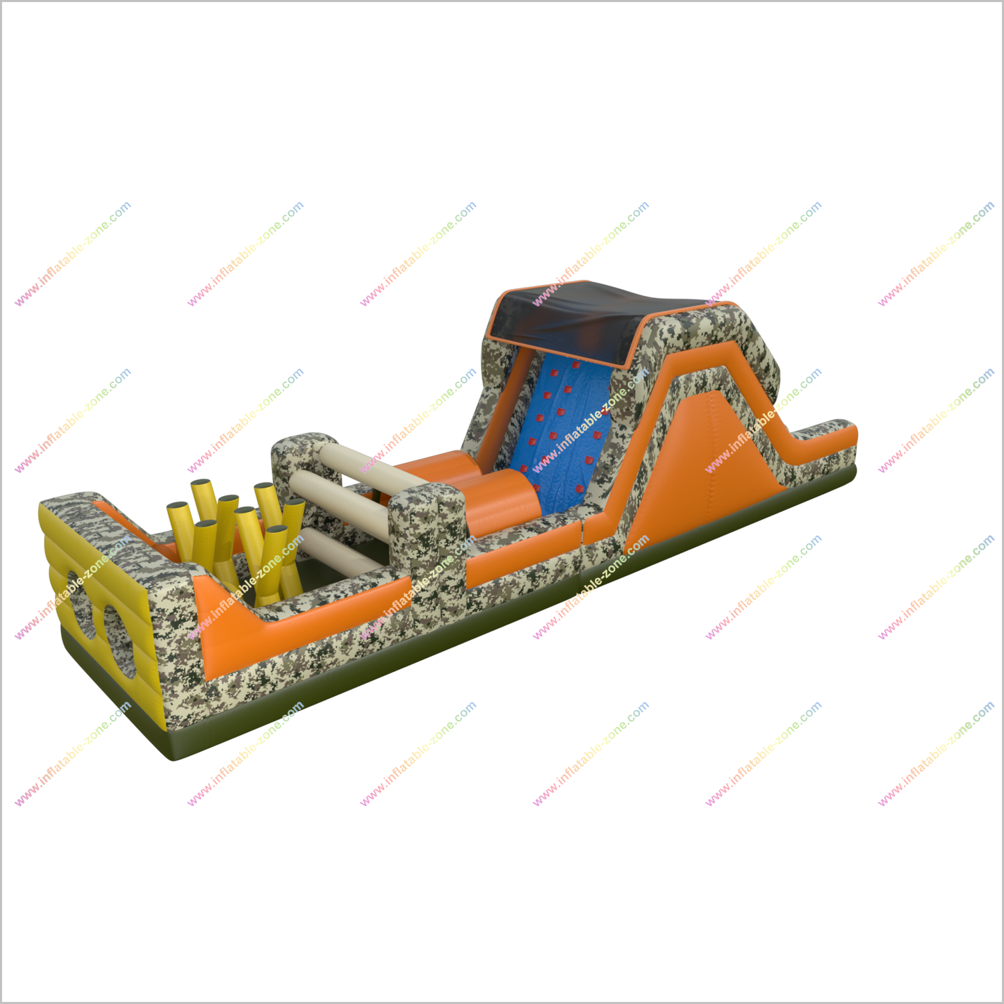 Army Assault Course Hire Adrenaline Rush Inflatable Obstacle Courses For Birthday Parties - Inflatable-Zone