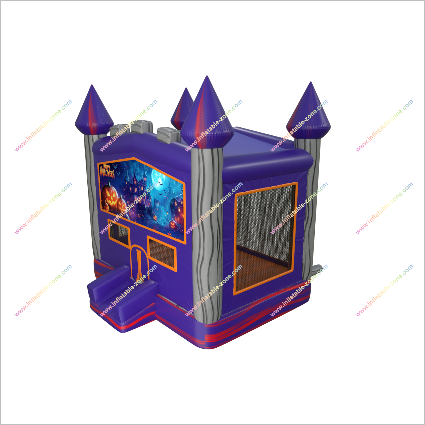 Happy Halloween Pumpkin Inflatable Bouncy Castle Rental Cool Outdoor Toys Bounce And Play Bounce House - Inflatable-Zone